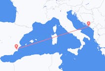 出发地 克罗地亚杜布罗夫尼克目的地 西班牙穆尔西亚的航班