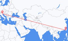 Flyg från Tainan, Taiwan till Venedig, Italien