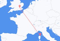 Flyreiser fra London, England til Bastia, Frankrike