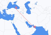 Flyg från Muscat, Oman till Ordu, Turkiet