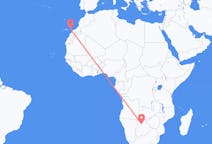Vols de Maun, le Botswana vers Ajuy, Espagne