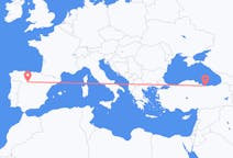 Flights from Giresun, Turkey to Valladolid, Spain