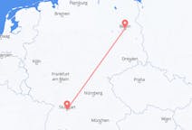 Flights from the city of Stuttgart to the city of Berlin