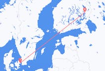 핀란드 요엔수 출발, 덴마크 코펜하겐 도착 항공편