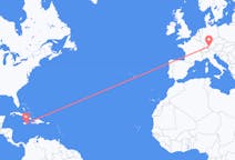 Flyrejser fra Kingston, Jamaica til Memmingen, Tyskland
