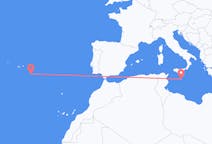 Flyrejser fra Valletta, Malta til Santa Maria øen, Portugal