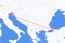 Vluchten van Pula naar Istanboel