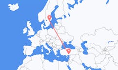 Flüge von Adana, die Türkei nach Norrköping, Schweden