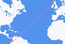 Flyreiser fra Pasto, Colombia til Derry, Nord-Irland