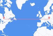 加拿大出发地 魯安 - 諾蘭達飞往加拿大目的地 维也纳的航班