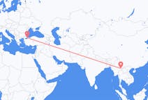 Flyrejser fra Kengtung, Myanmar (Burma) til Istanbul, Tyrkiet