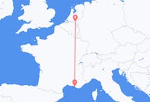 Flyreiser fra Marseille, Frankrike til Eindhoven, Nederland