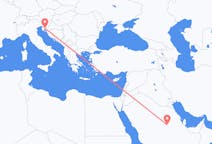 Flyrejser fra Riyadh til Rijeka