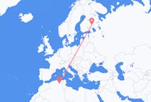 Flyg från Biskra, Algeriet till Joensuu, Finland