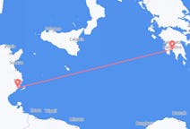 Flyreiser fra Sfax, Tunisia til Kalamata, Hellas