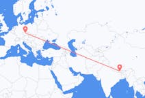 Flyg från Tumlingtar, Nepal till Prag, Tjeckien