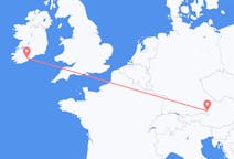 Flyreiser fra Salzburg, Østerrike til Kork, Irland