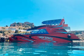 Barco de alta velocidade Rhodes para Lindos