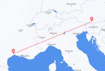 Flights from Montpellier, France to Klagenfurt, Austria