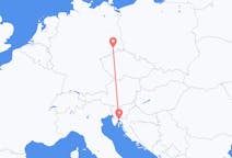 Flights from Rijeka in Croatia to Dresden in Germany
