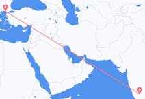 出发地 印度班加羅爾目的地 希腊亞歷山德魯波利斯的航班