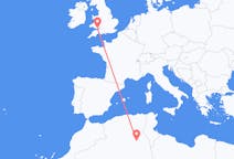 Flyrejser fra Hassi Messaoud, Algeriet til Cardiff, Wales