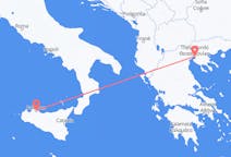 Flyg från Thessaloníki, Grekland till Palermo, Italien