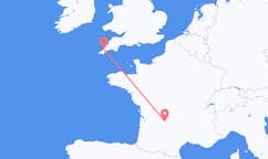 Flights from Brive-la-Gaillarde, France to Newquay, the United Kingdom