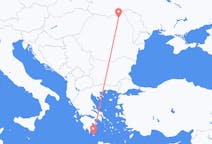 Vluchten van Suceava, Roemenië naar Kythera, Griekenland