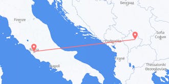 Flights from Italy to Kosovo