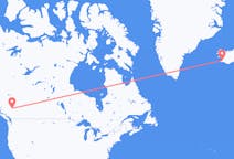 Flyreiser fra Williams Lake, Britisk Colombia, til Reykjavík