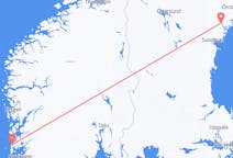 Fly fra Kramfors Municipality til Haugesund