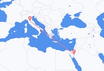 Flyg från Akaba, Jordanien till Florens, Italien
