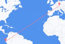 Flyrejser fra Talara, Peru til Nürnberg, Tyskland