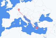Flyreiser fra Sitia, Hellas til Strasbourg, Frankrike