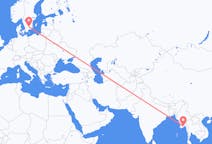 Flights from Yangon, Myanmar (Burma) to Växjö, Sweden