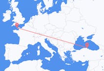 Flyreiser fra Guernsey, Guernsey til Sinop, Tyrkia, Tyrkia