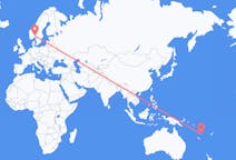 Flyreiser fra Port Vila, til Oslo