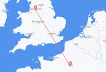 Flights from Paris in France to Manchester in England