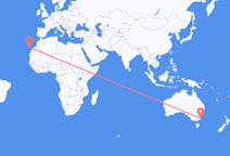 Flights from Merimbula, Australia to Tenerife, Spain