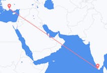 Flyrejser fra Thiruvananthapuram til Antalya