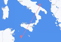 Flights from Bari, Italy to Lampedusa, Italy