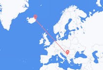 Рейсы из Эйильсстадира, Исландия в Кралево, Сербия