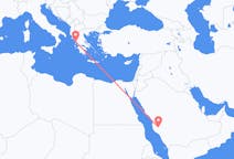 出发地 沙特阿拉伯Ta 如果目的地 希腊普雷韋扎的航班