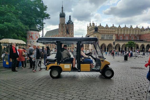 Giro turistico facile della città vecchia di Cracovia in golf cart elettrico