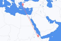 出发地 埃塞俄比亚出发地 塞梅拉目的地 希腊萨摩斯的航班