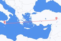 Flights from Comiso, Italy to Malatya, Turkey