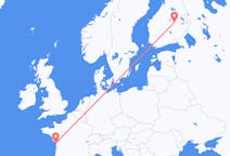 Flyreiser fra La Rochelle, til Kuopio