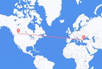 Flyg från Calgary, Kanada till Istanbul, Turkiet
