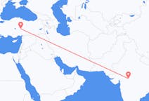 Flyreiser fra Indore, til Kayseri